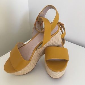 Yellow sandals